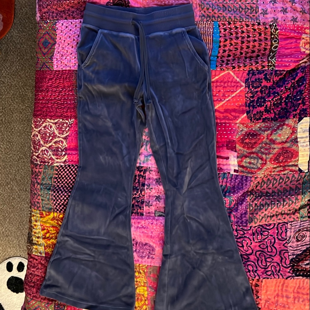 Aerie Blue Flared Pants